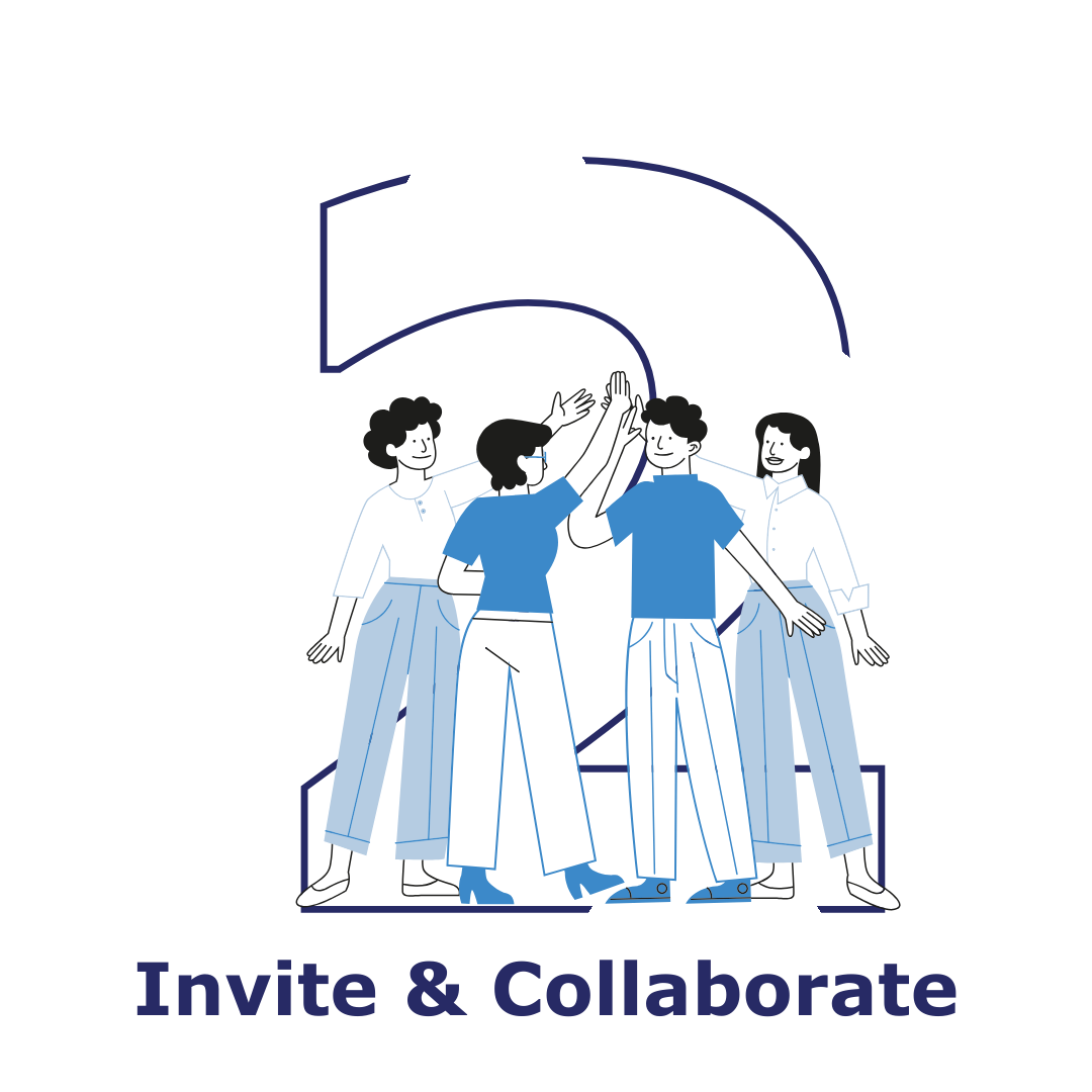 Invite and collaborate main