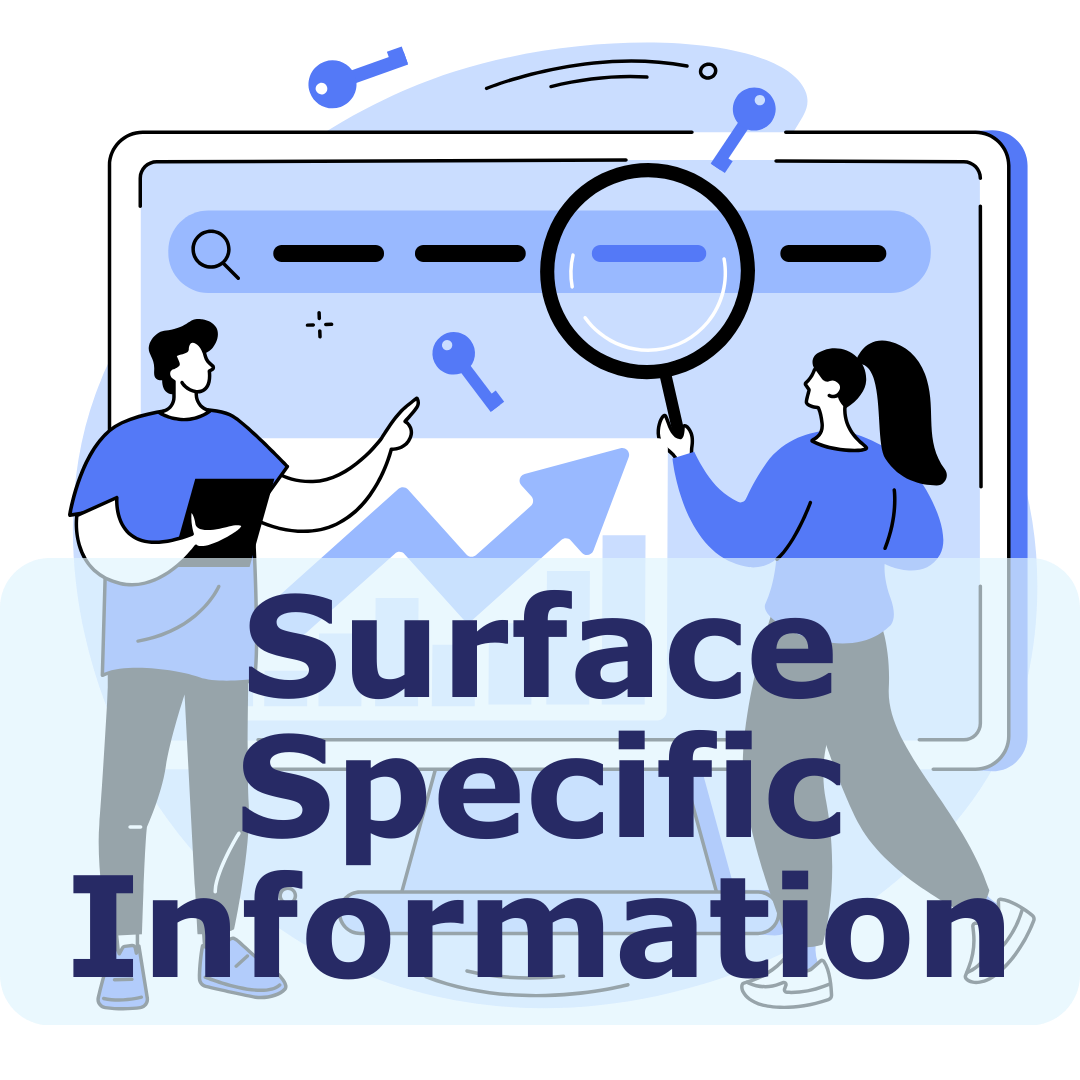 Surface specific information main